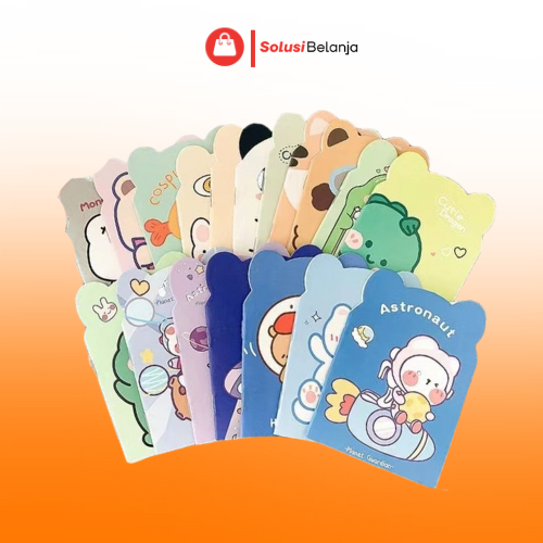

Buku Tulis Mini Lucu Bentuk Telinga / Buku Tulis Mini Notebook / Buku Tulis Memo Kecil Karton / Buku Catatan Cartoon Mini Book Lucu Anak Sekolah Import Y1749