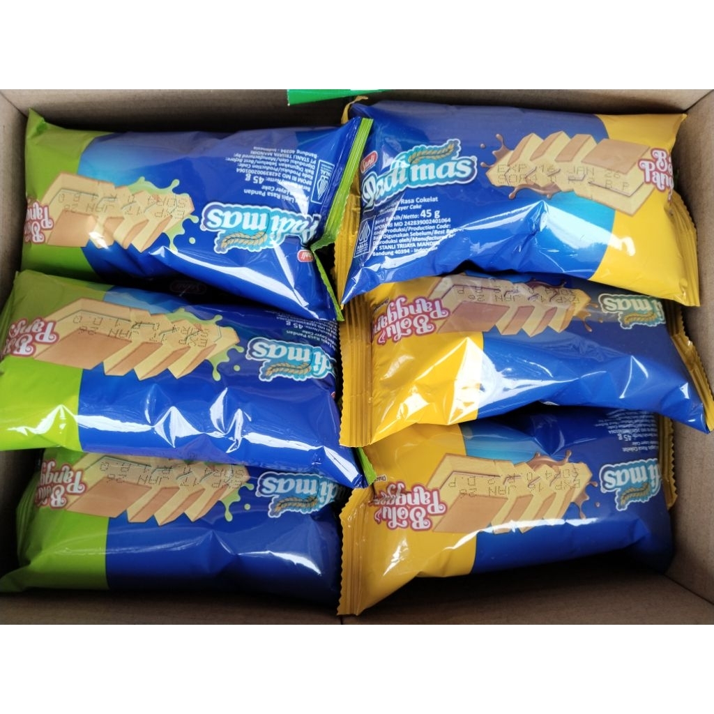 

Padi Mas Bolu Panggang Mix Varian Rasa 5 Pcs