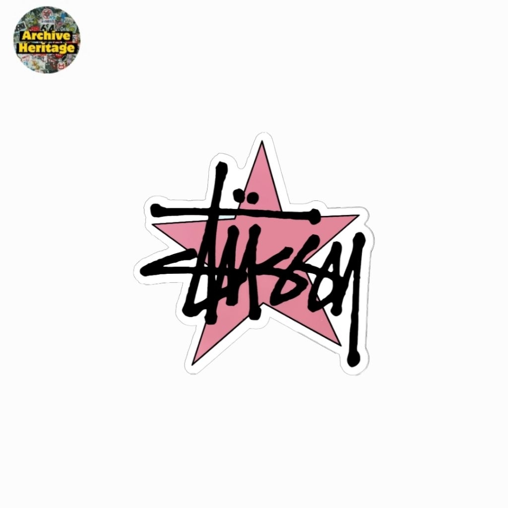 

sticker Stu55y Star logo streetwear hypebeast stiker