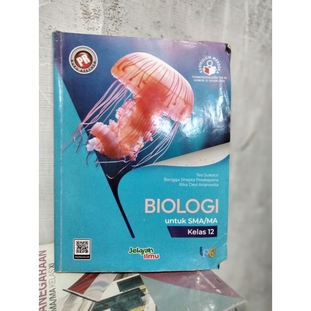 buku PR biologi kelas 12/XII/3 sma ma kurikulum merdeka