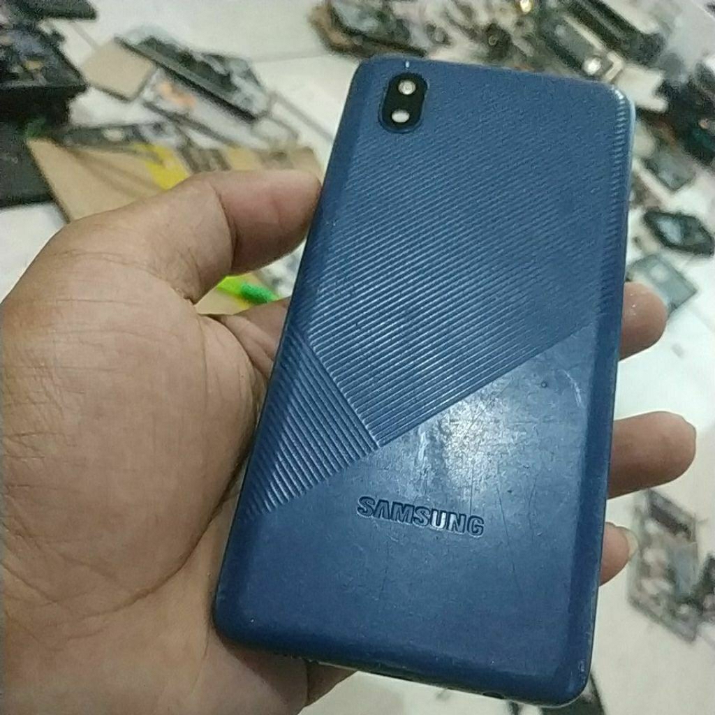 backdoor bekas Samsung a01 core,tanpa tombol
