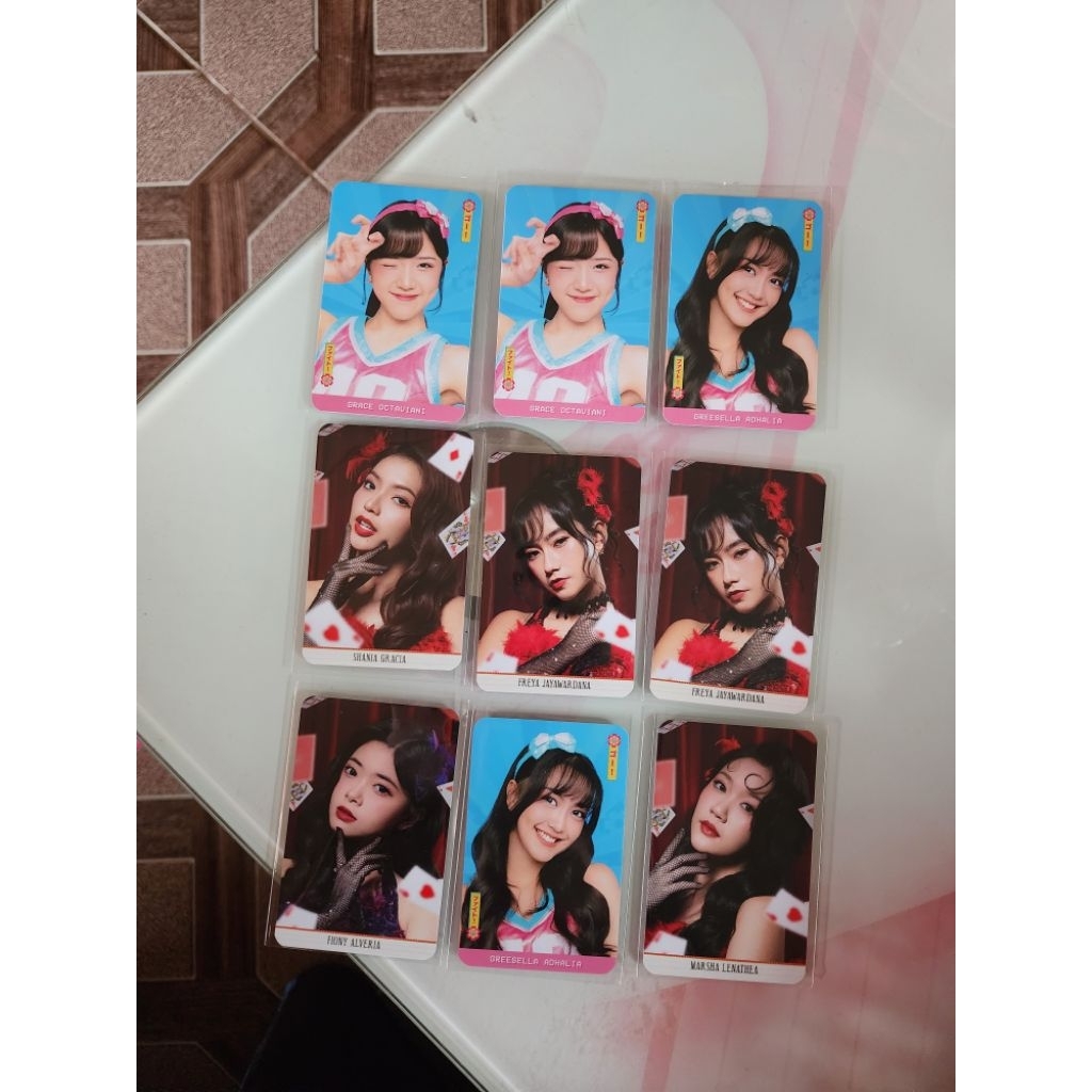 Photocard JKT48 ALL IN TOUR 2025 [Freya, Gracia, Marsha, Fiony, Gracie, Greesel] Official
