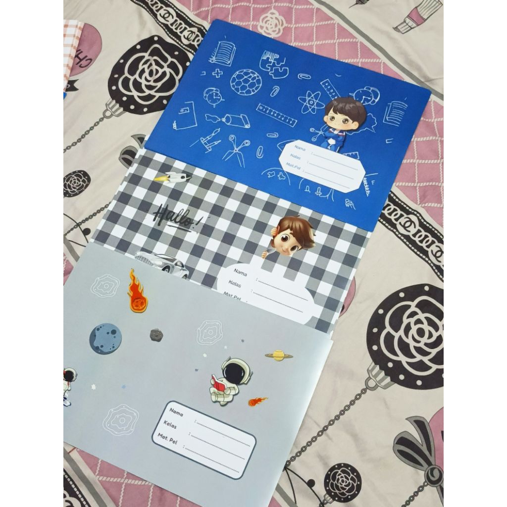 

10lbr Sampul Buku Tulis Custom Boys Series