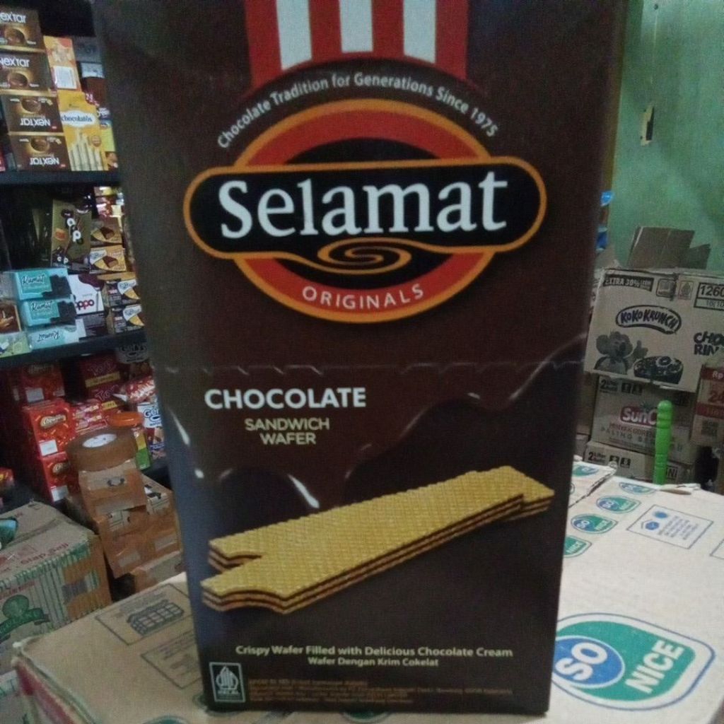 

Wafer Coklat Selamat 12gr