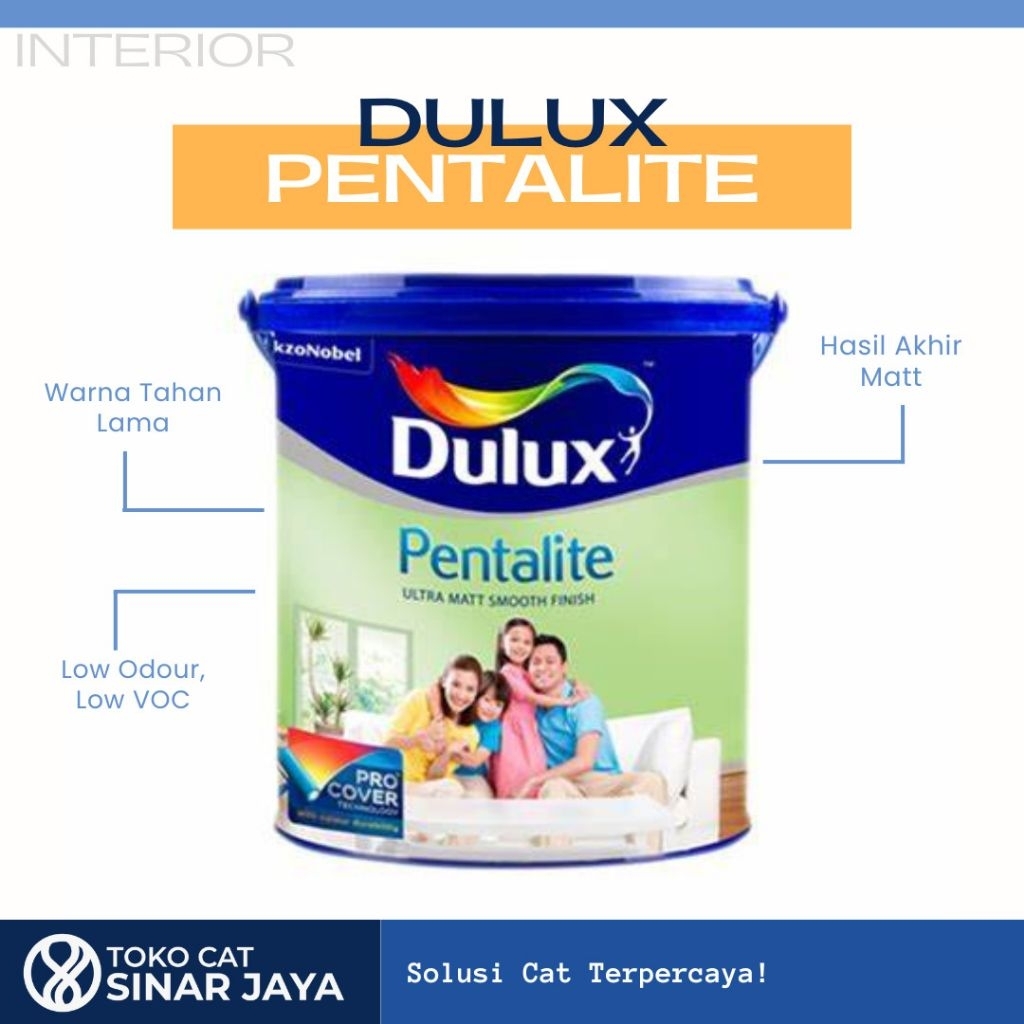 Dulux Pentalite Brilliant White 20L