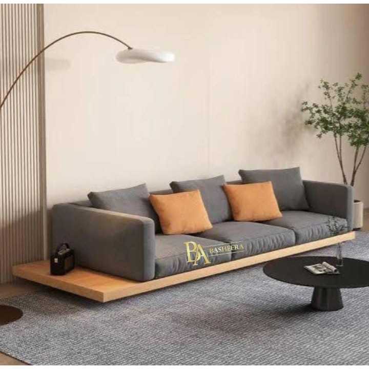 Sofa 3 Seater Alas Kayu | Sofa Tv Minimalis Modern