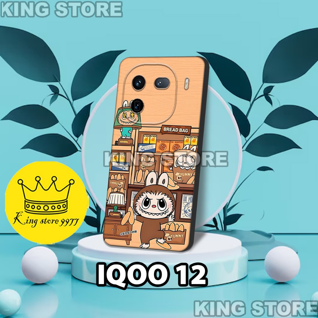 (KS28) Softcase karet untuk hp IQOO 12/Motif Cewek/casing IQOO 12/case IQOO 12 2025/silikon IQOO 12/