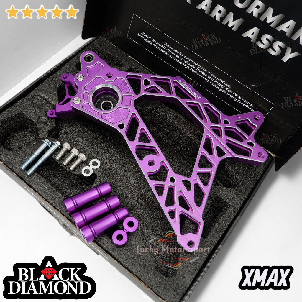 Swing ARM Yamaha Xmax 250 Old New Connected BLACK DIAMOND Kaliper 4P & 2P Piston Model GP Racing Ful