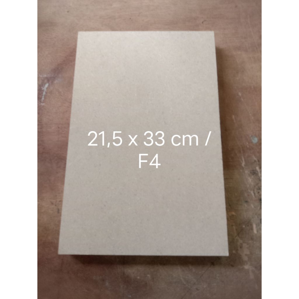 

( 10 bh ) Papan kayu mdf tebal 3 mm ukuran F4/ 21,5 x 33 cm