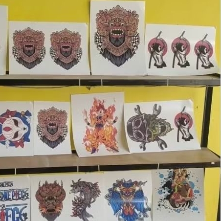 cetak water slide decal custom kirim gambar sesuai kenginan decal basah motor helm mug gelas mobil d