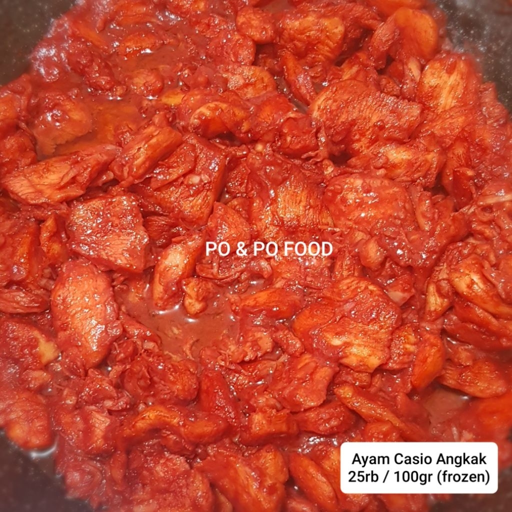 

Ayam Casio Angkak Manis 100gr Frozen Kemasan Kecil | Merah nya asli dari angkak