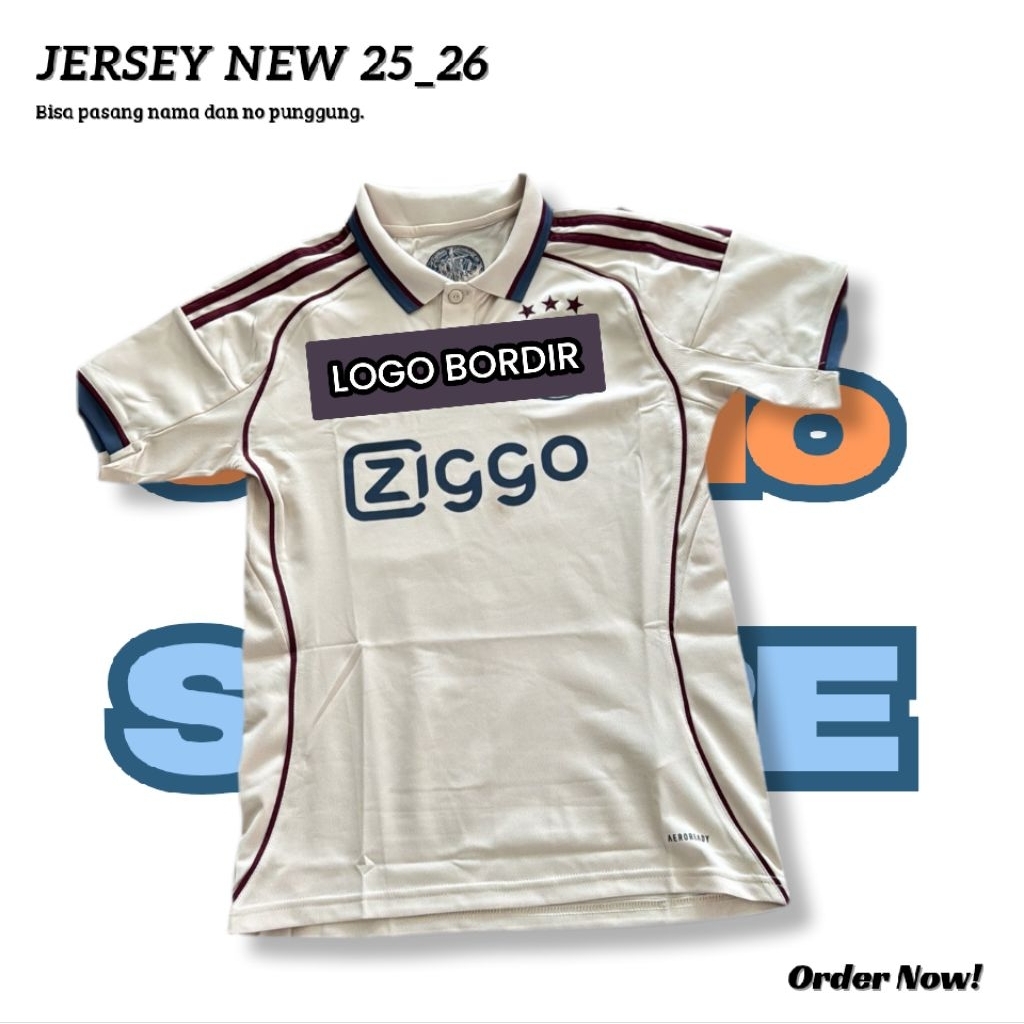 Jersey Bola Ajax 3rd 2025 2026 Grade Ori