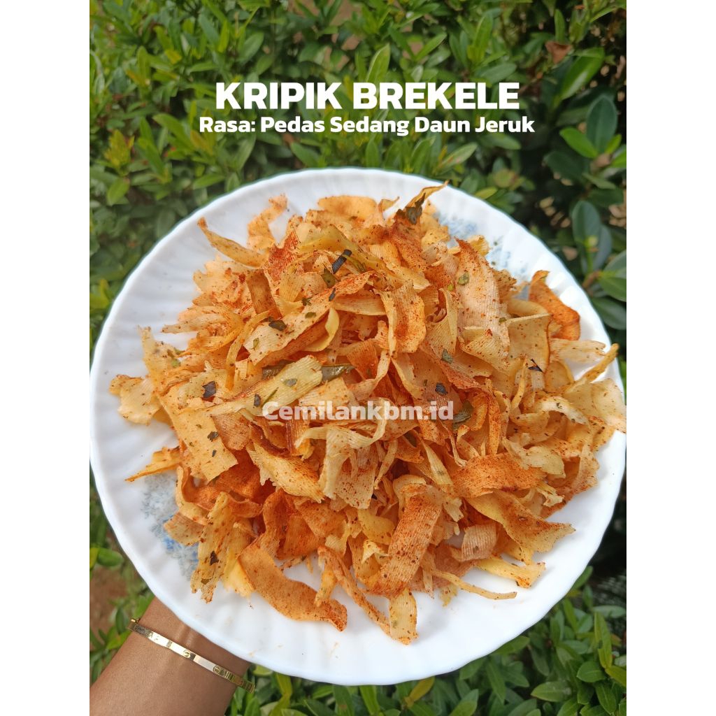 

KRIPIK BREKELE Khas Kebumen Jawa Tengah | Khusus Rasa Pedas | Kemasan 500gram | Gurih Renyah Enak