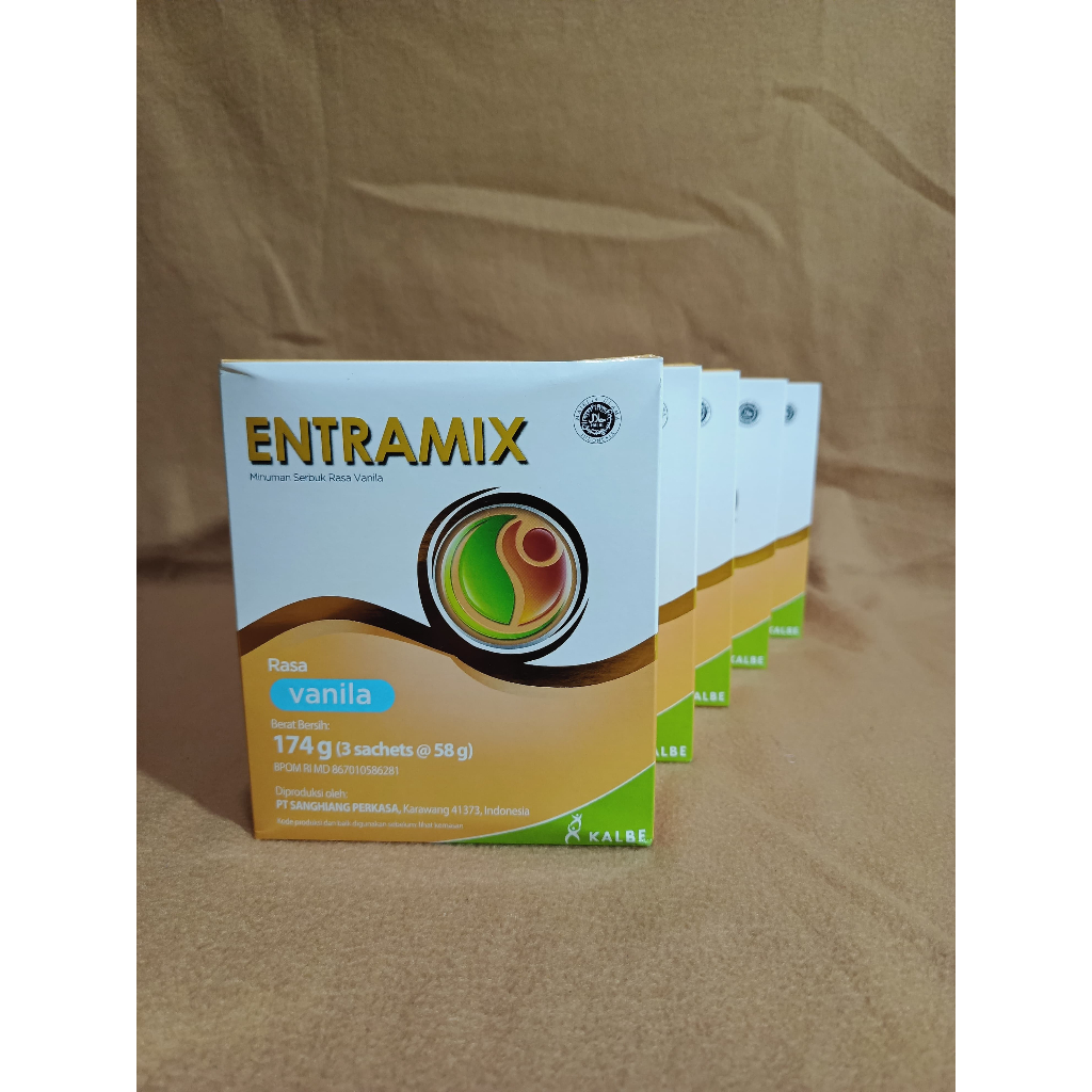 

Bundle 5 (LIMA) box Susu Entramix Vanilla Cokelat Ready