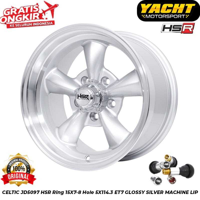 Velg HSR CELTIC Ring 15 Celong Mobil Ertiga Granmax Apv Gratis Baut Racing