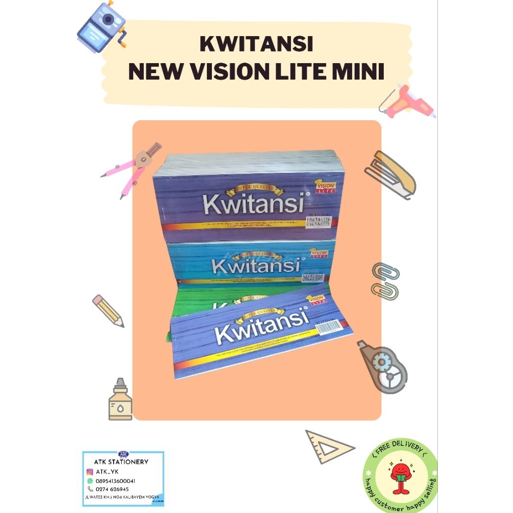 

Kwitansi Kuitansi Kecil Sedang Besar New Vision Lite