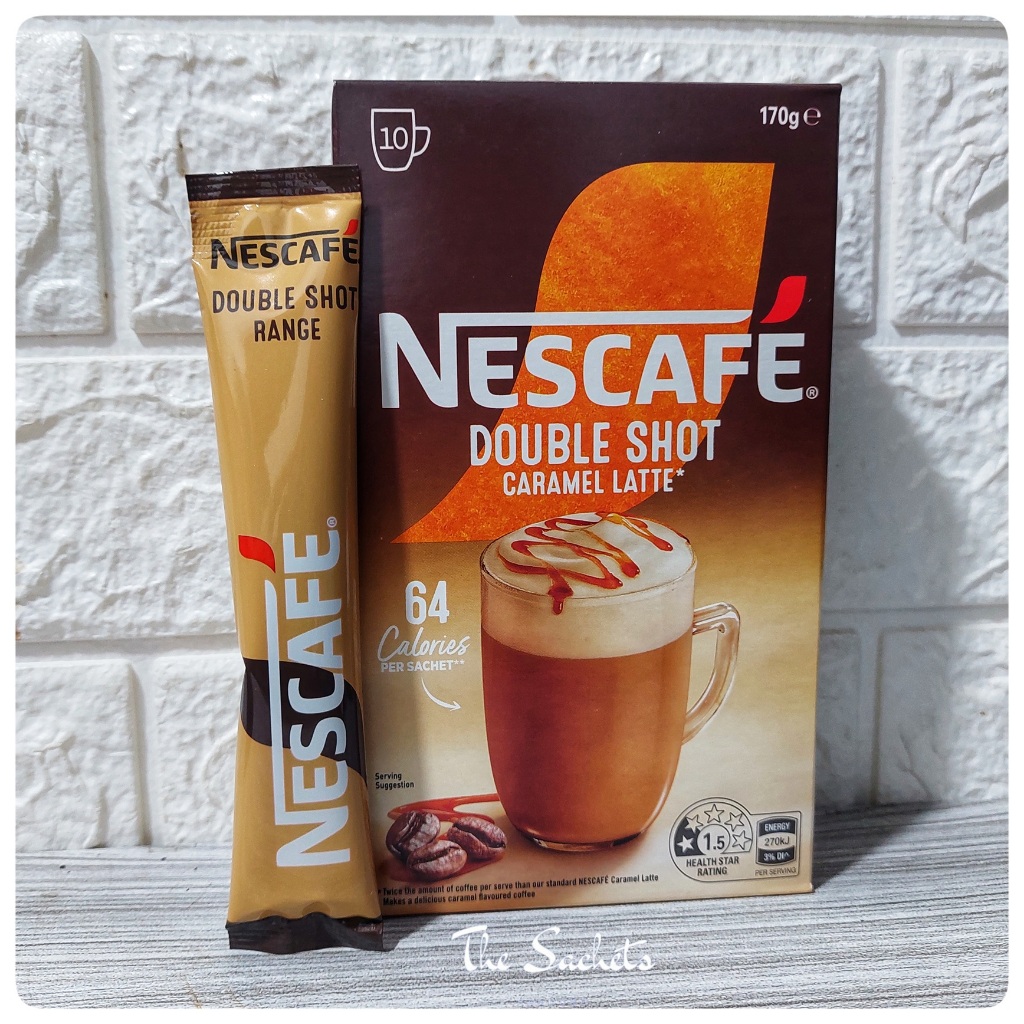 

Nescafe Double Shot Caramel Latte Sachet