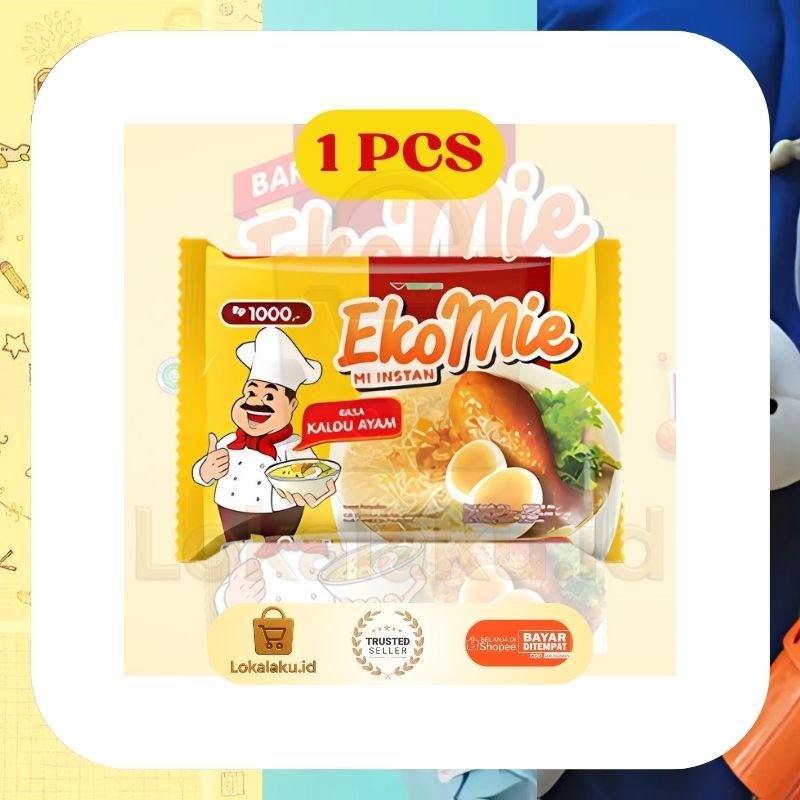 

Ekomie Instan 55g Mie Murah Rasa Lezat Cepat Saji Cocok untuk Kebutuhan Harian - Harga 1 Pcs