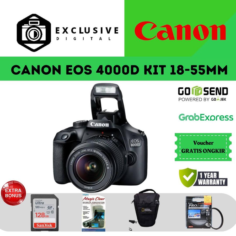 CANON EOS 4000D KIT 18-55MM / CANON 4000D KIT 18-55MM / CANON 4000D