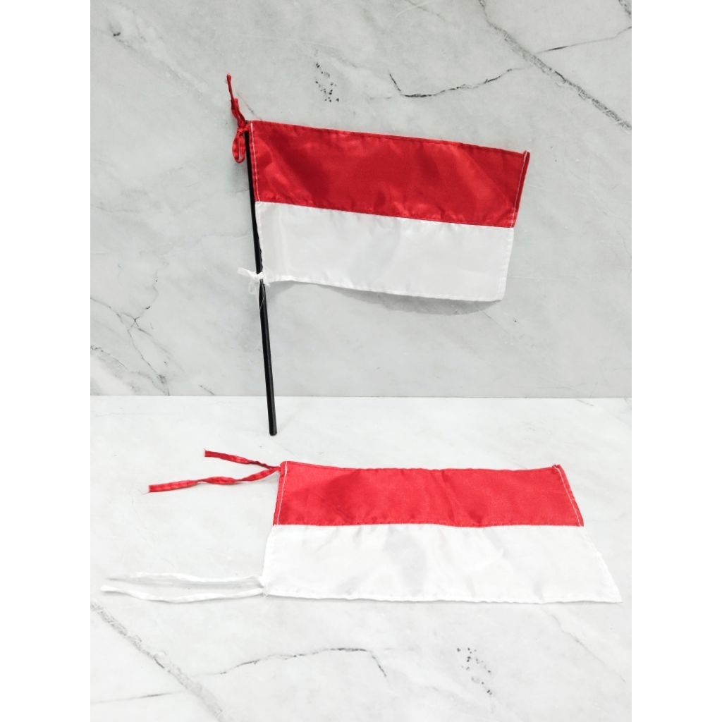 BENDERA MOTOR MERAH PUTIH / BENDERA MOTOR KAIN / BENDERA KAIN KECIL / BENDERA MERAH PUTIH