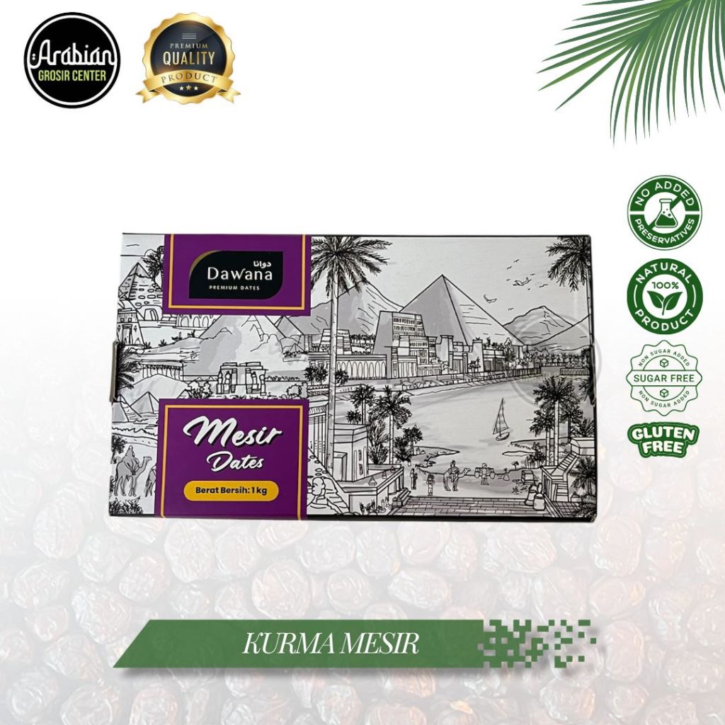 

Kurma Mesir Dawana Super Premium 1 Kg / Mesir dates 1kg