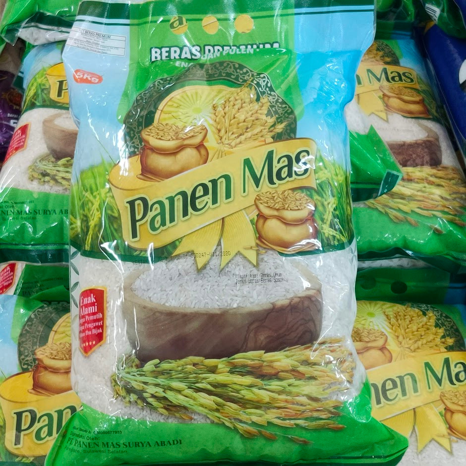 

Beras Premium Panen Mas 5Kg