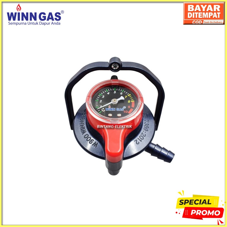 Regulator Winn Gas Tekanan Rendah W900 Pengunci Ganda - W 900 M / NM - Regulator W 900 M / NM - Regu