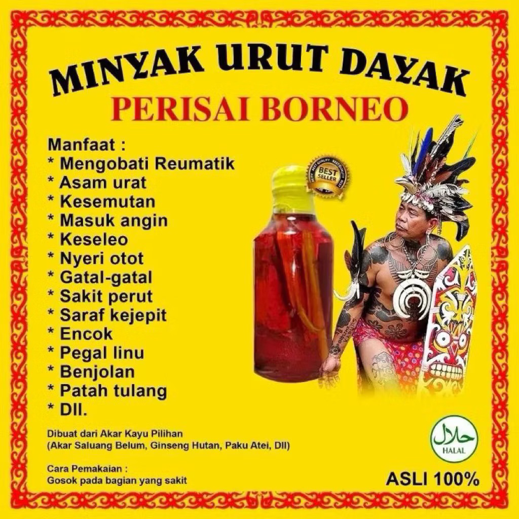 minyak urut kalimantan