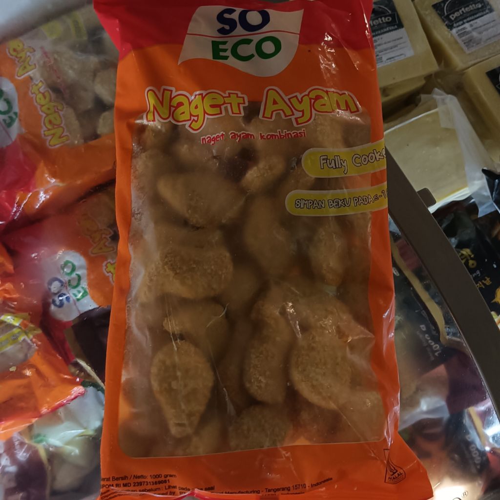 

So Eco Nugget Stik Dan reguler Ayam 250grm/500grm Zabir Frozen Food