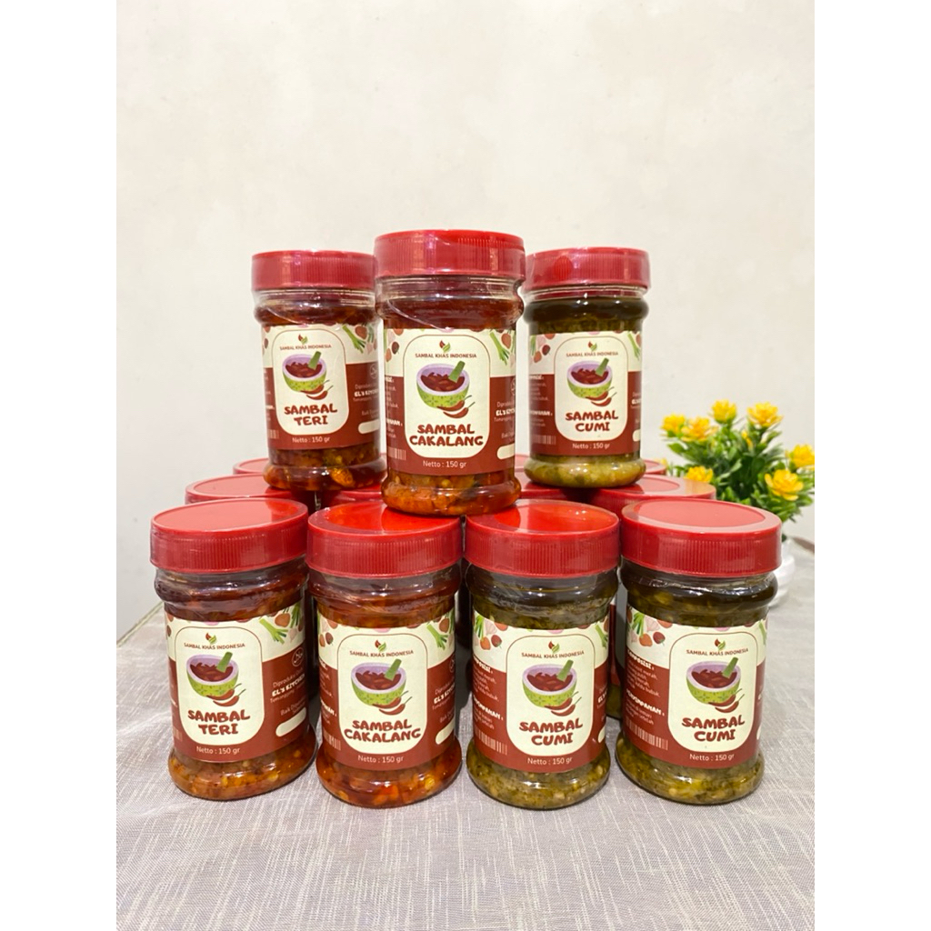 

Sambal Teri / Sambal Cumi / Sambal Cakalang / Aneka Sambal / Sambal Pedas Asli / Sambal Nusantara