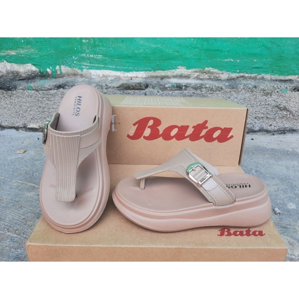 Hilos exquusite bata sandal jepit wedges wanita original 572