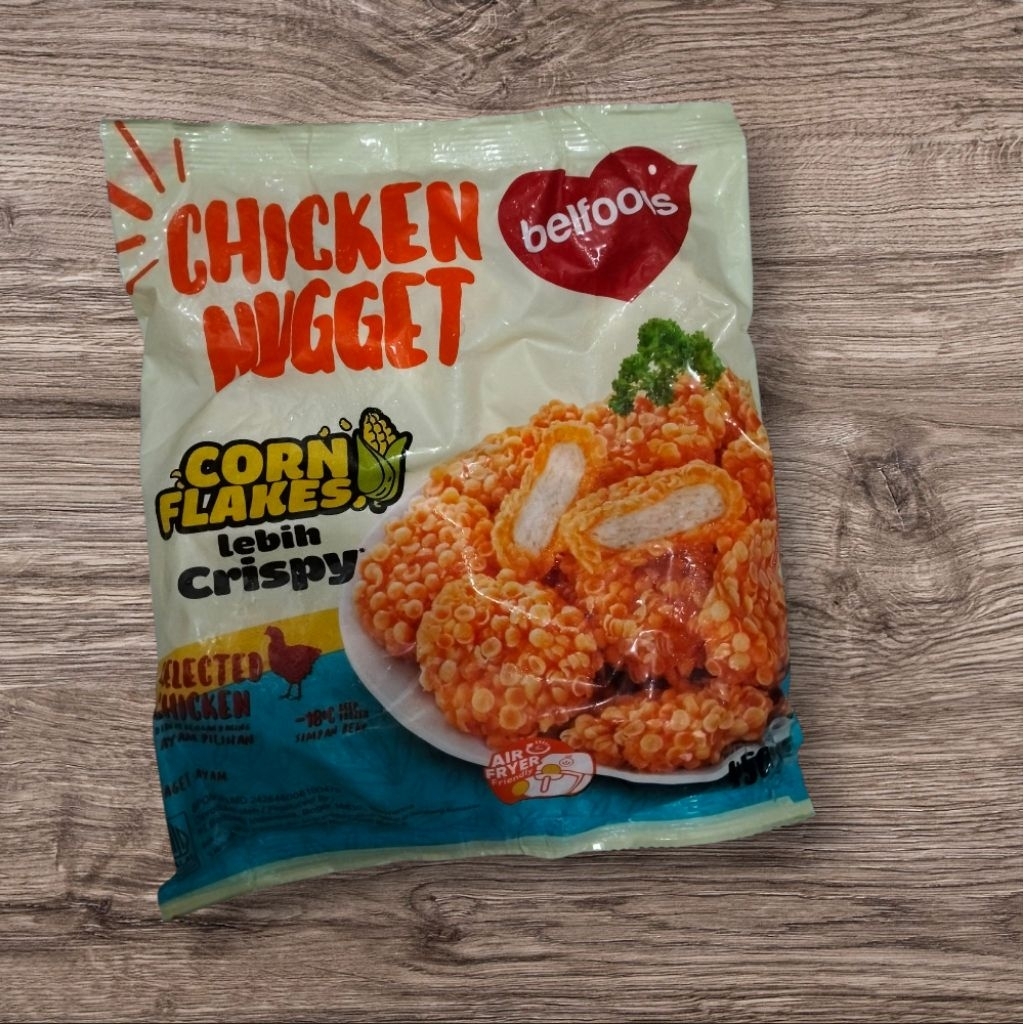 

Belfoods Nugget Corn Flakes 450 GR||Frozen Nuget Corn Flakes