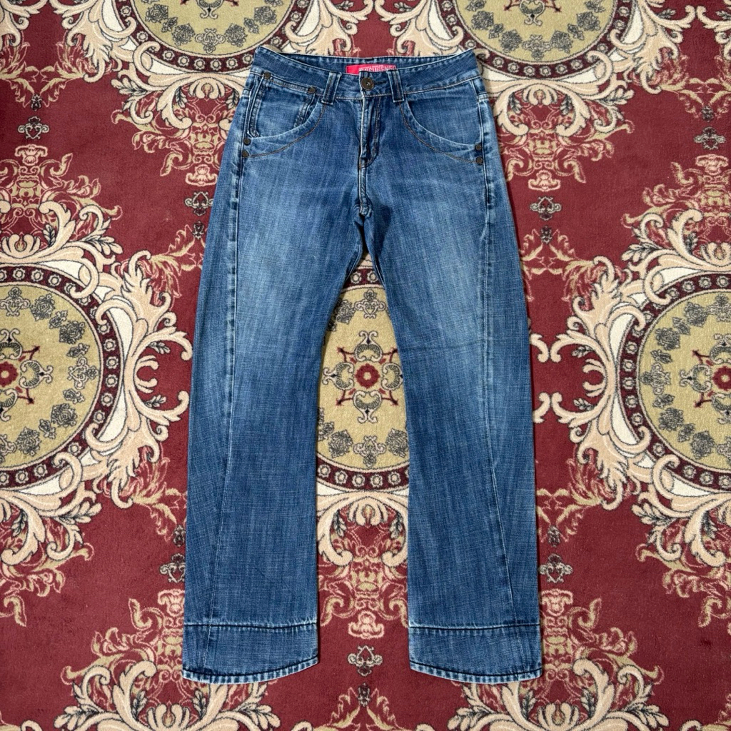 Jeans Evisu Darkblue Washed Second Original