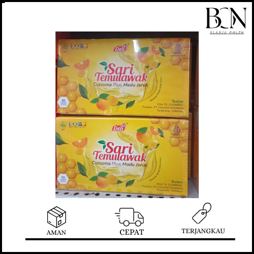 

Sari Temulawak 85 Instan Curcuma Plus Madu Jeruk - Deli 85 Minuman Sehat