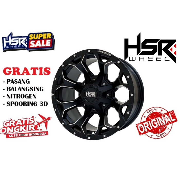 VELG MOBIL RUSH TERIOS XPANDER R16 TYPE HSR GOKU PCD 5X114,3 LEBAR 8 ET0