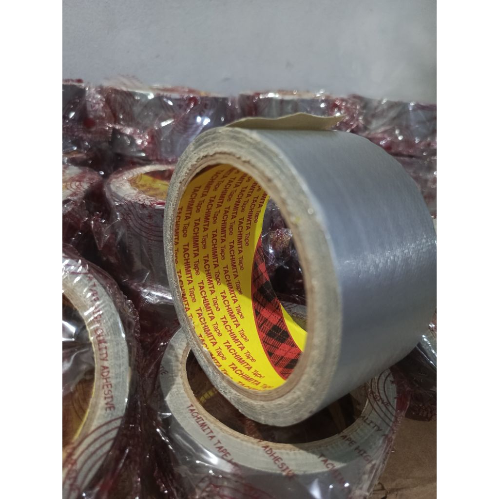 

CLOTH TAPE/LAKBAN KAIN WARNA SILVER TACHIMITA BERKUALITAS