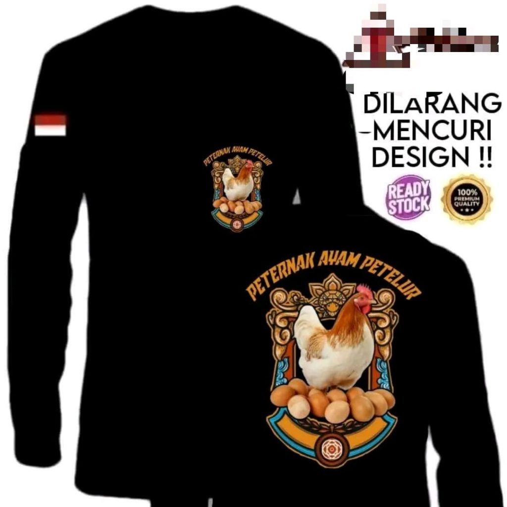 Kaos T shirt Peternak Ayam petelur