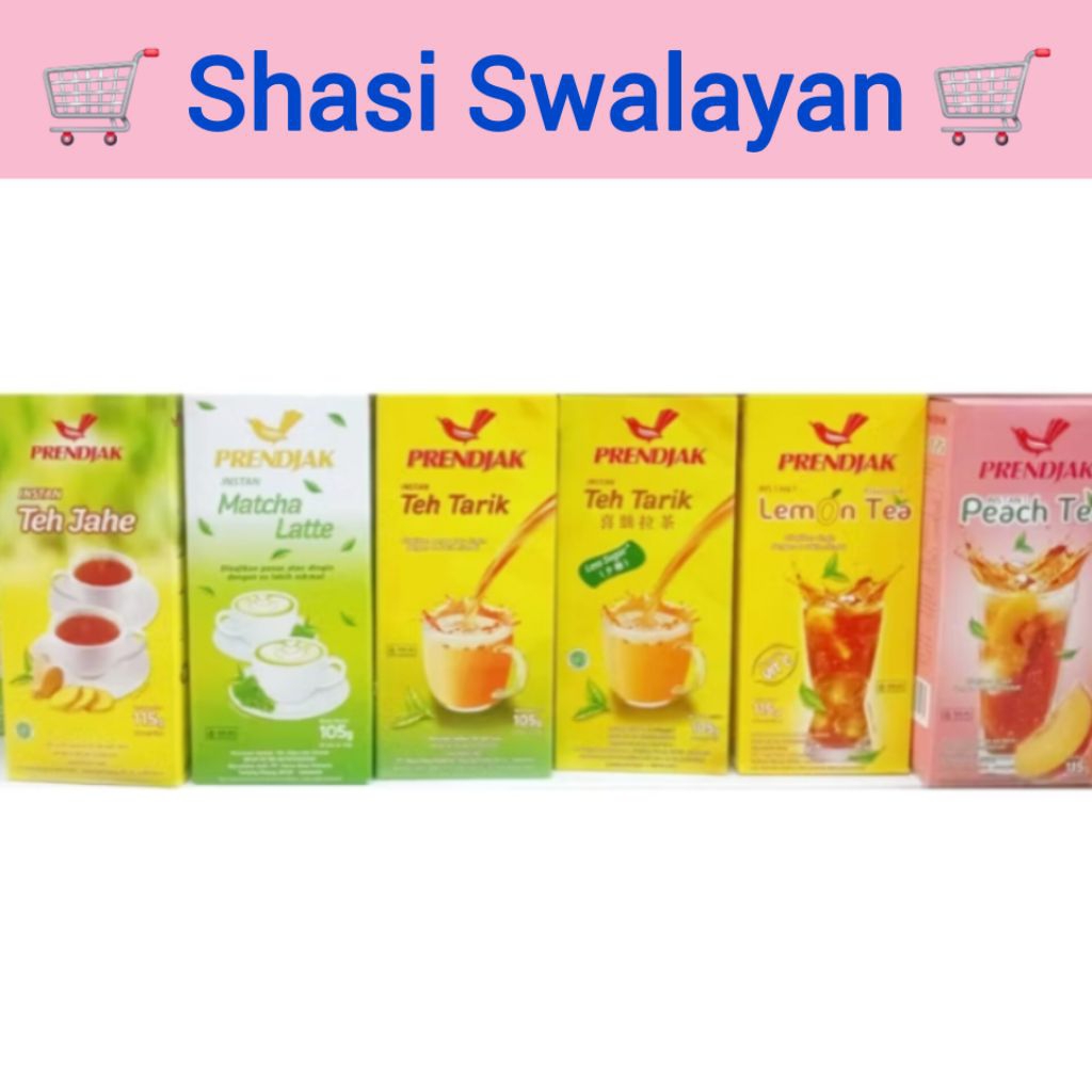 

Teh Prendjak Instan Isi 5 Pcs - Lemon Tea/ Jahe/ Tarik/ Peach/ Matcha Latte