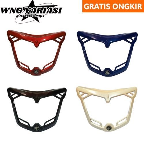 aksesoris variasi List lis Cover headlamp lampu yamaha MX king 150