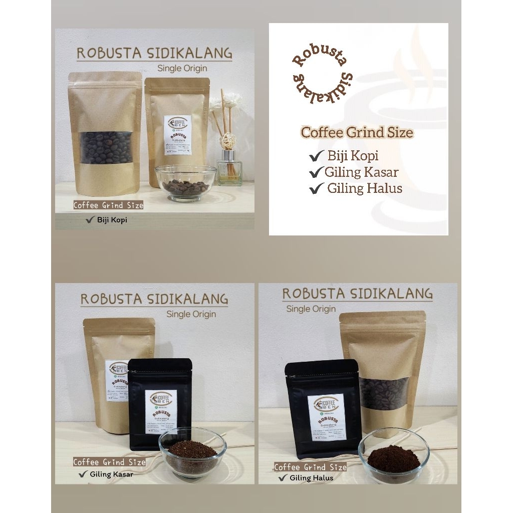 

Kopi Robusta Sidikalang 100g 250g | Biji kopi | Kopi bubuk halus | Kopi bubuk kasar | Kopi Robusta Indonesia