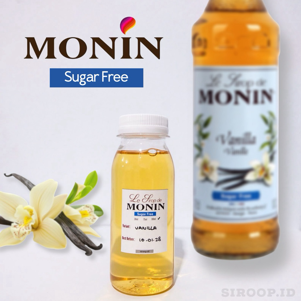 

Monin Sugar Free Vanilla Syrup Repack 30ml 75ml 100ml