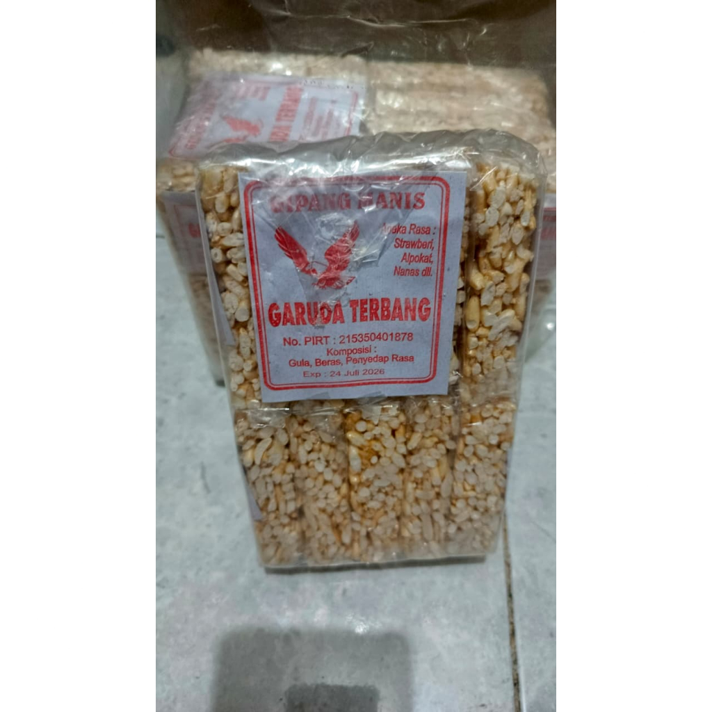 

Gipang Beras Camilan Jadul Per Pack Isi 10 pcs