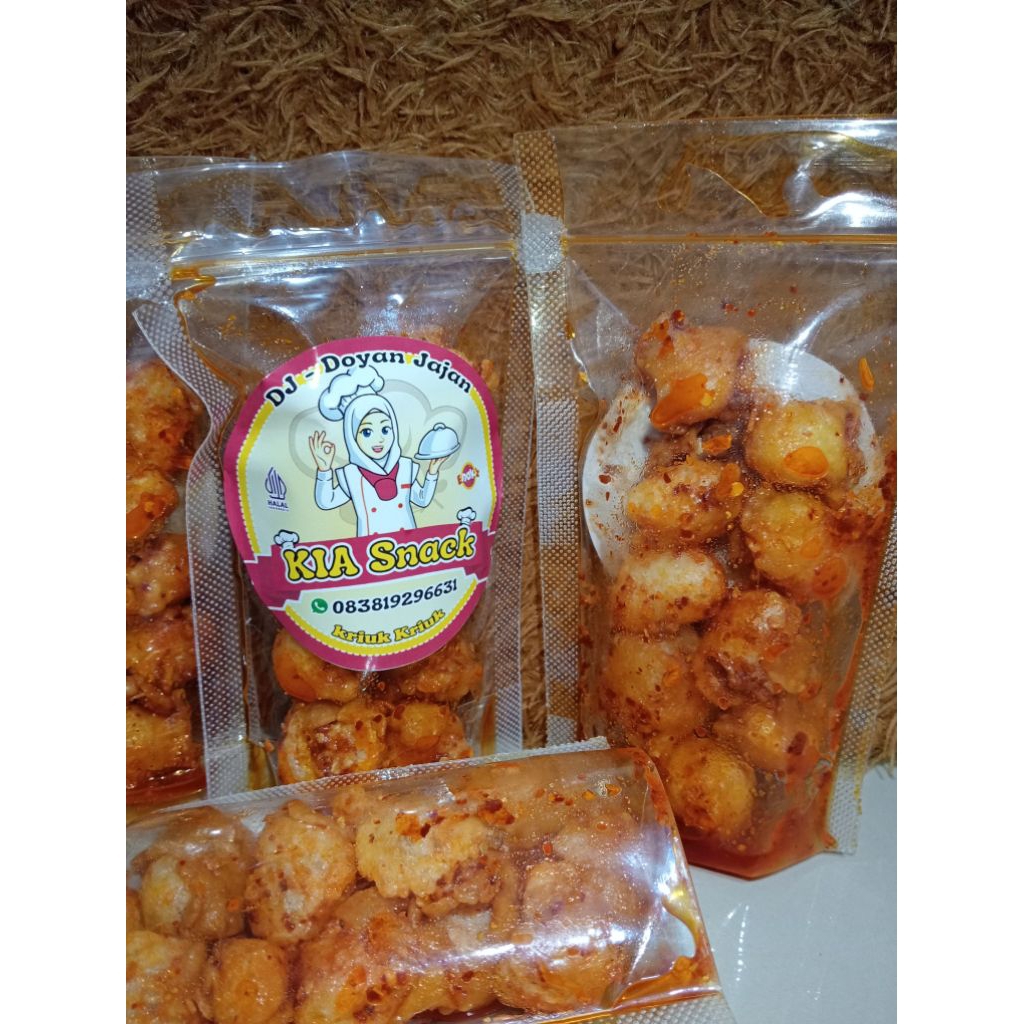 

Siomay Kering pedas daun jeruk