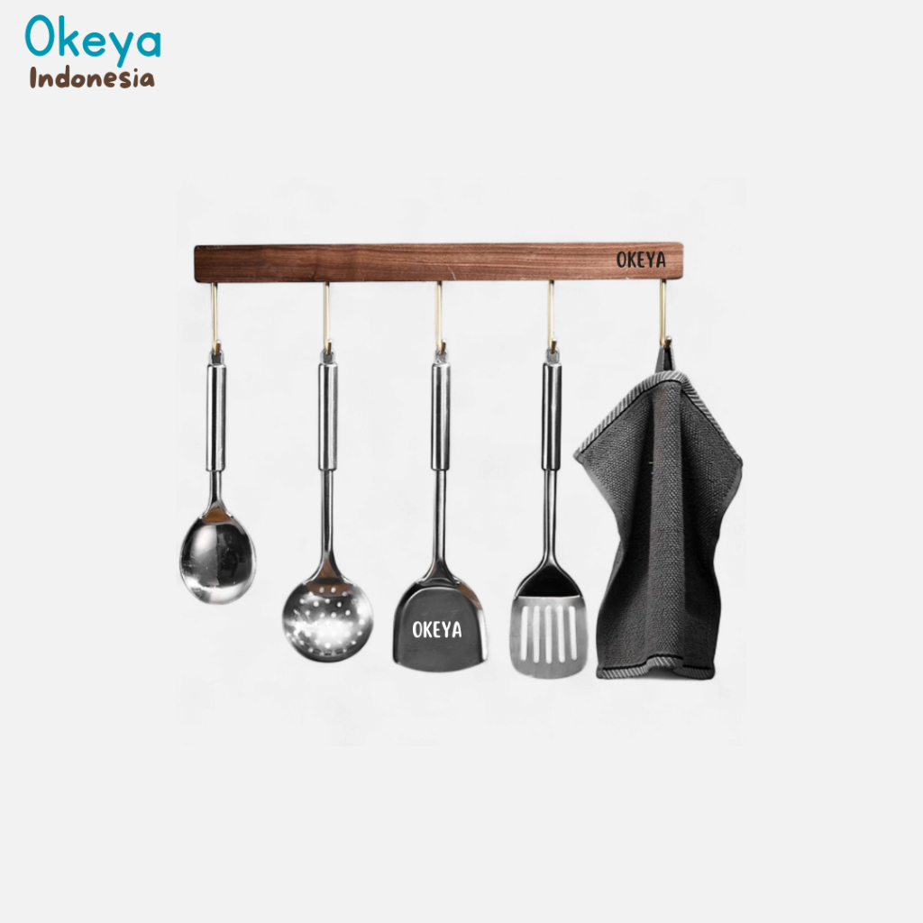 Kitchen Bar Minimalis Rak Gantungan Dapur Pisau Panci