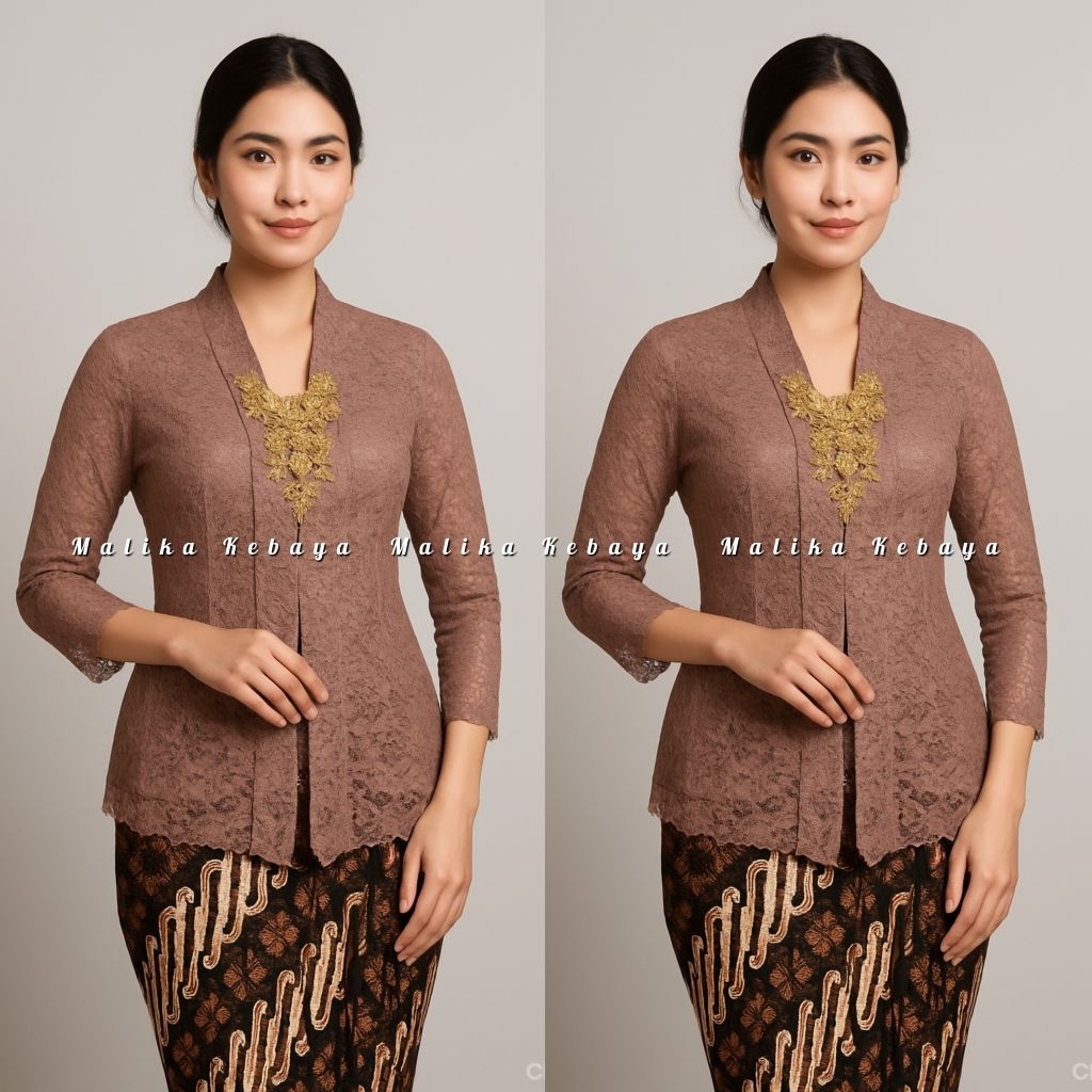 Set Kebaya Brokat Kartini / Kebaya Modern / Set Kebaya Wisuda Modern / Kebaya Remaja / Kebaya Pesta 