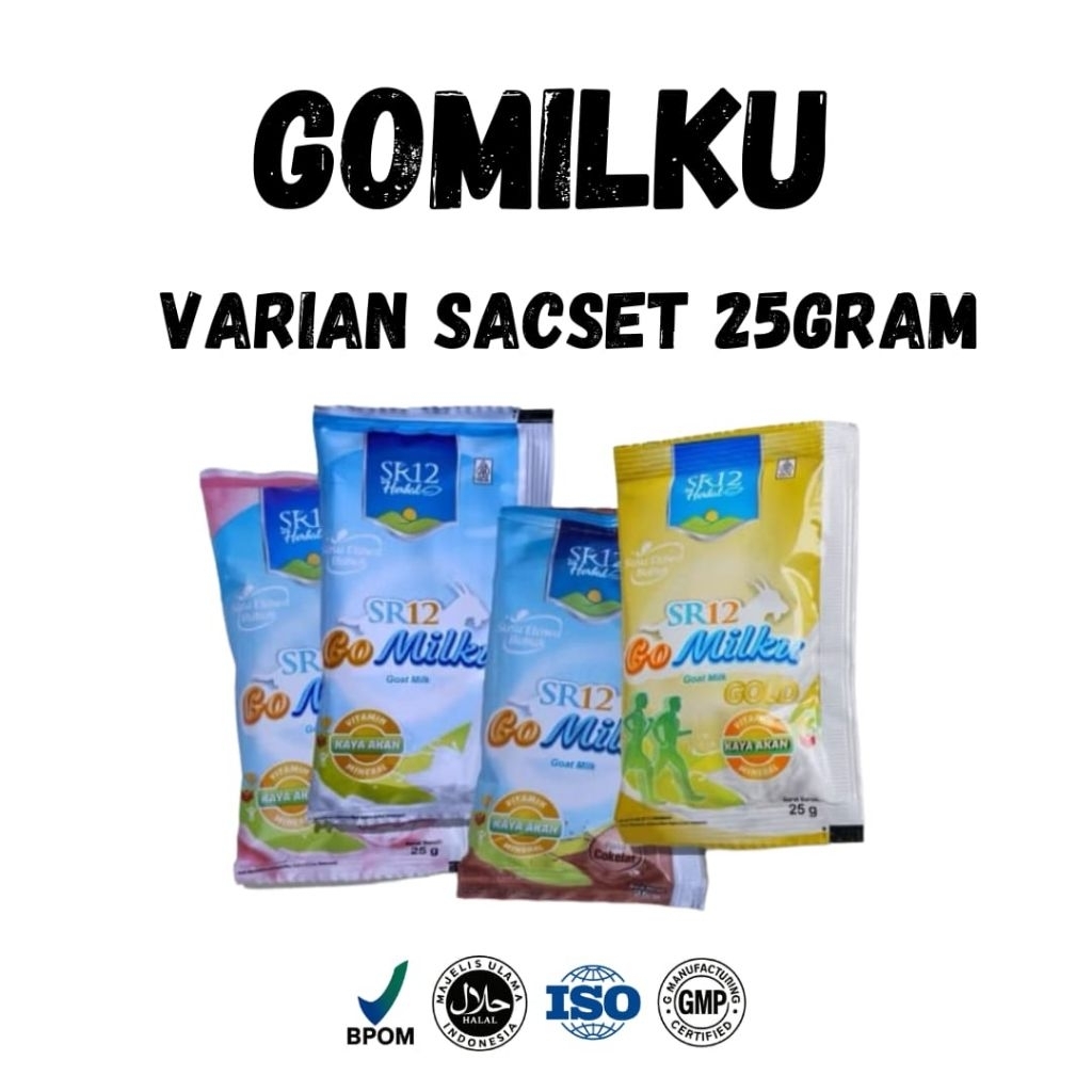 

GOMILKU SR12 (1 SACHET) SUSU KAMBING ETAWA ENAK SEHAT BANYAK MANFAATNYA KESEHATAN ANAK BY SR12KID