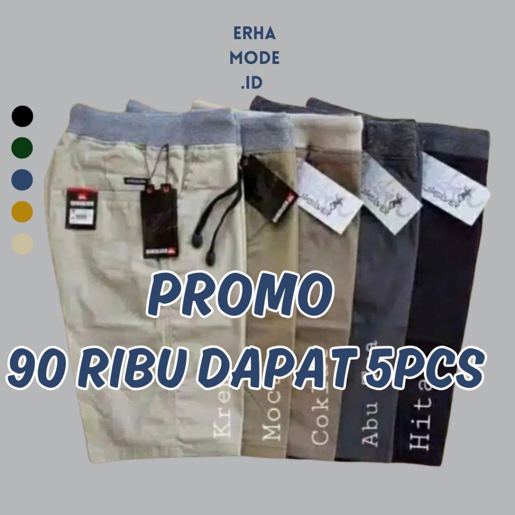 Celana Pendek Chinos Super Hemat 100rb Dapat 5 Pcs