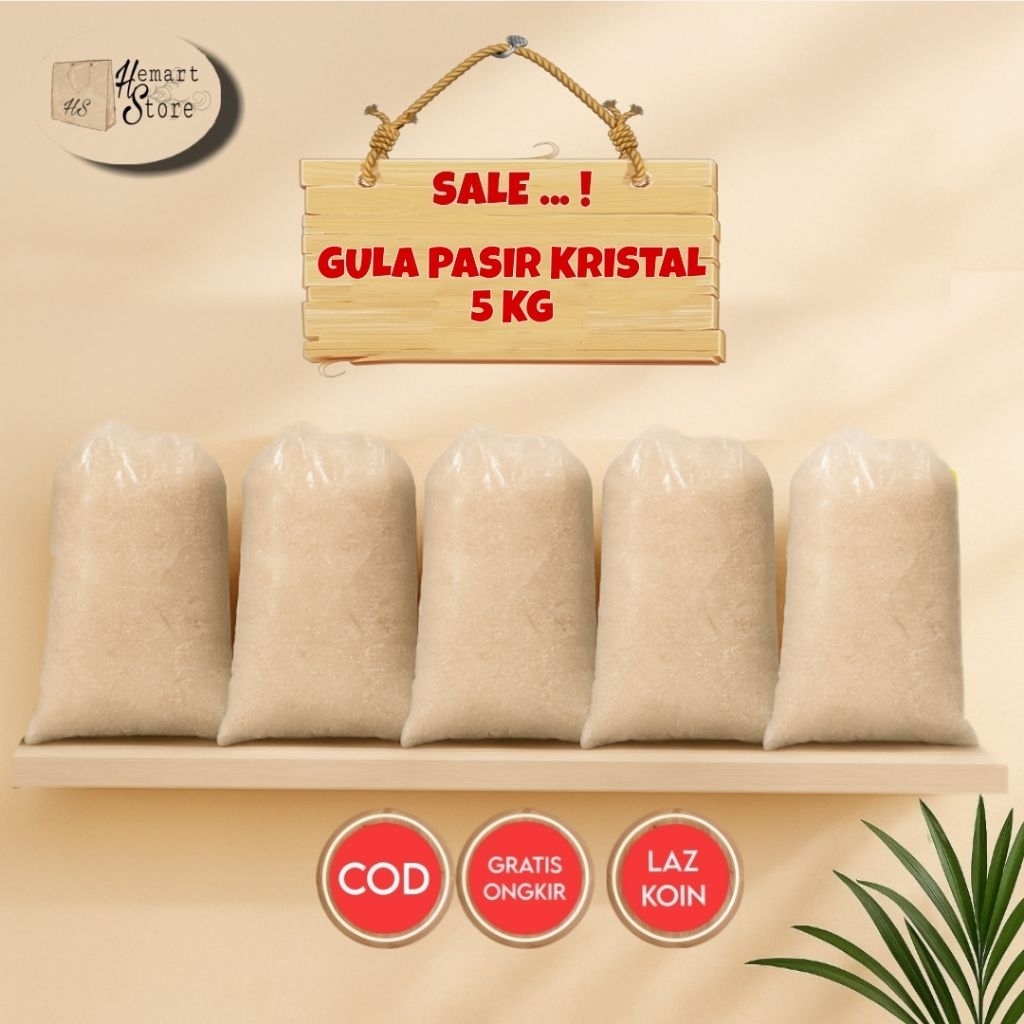 

Gula Pasir Curah 5Kg Termurah Gula Pasir Kristal Kemasan 5 Kg