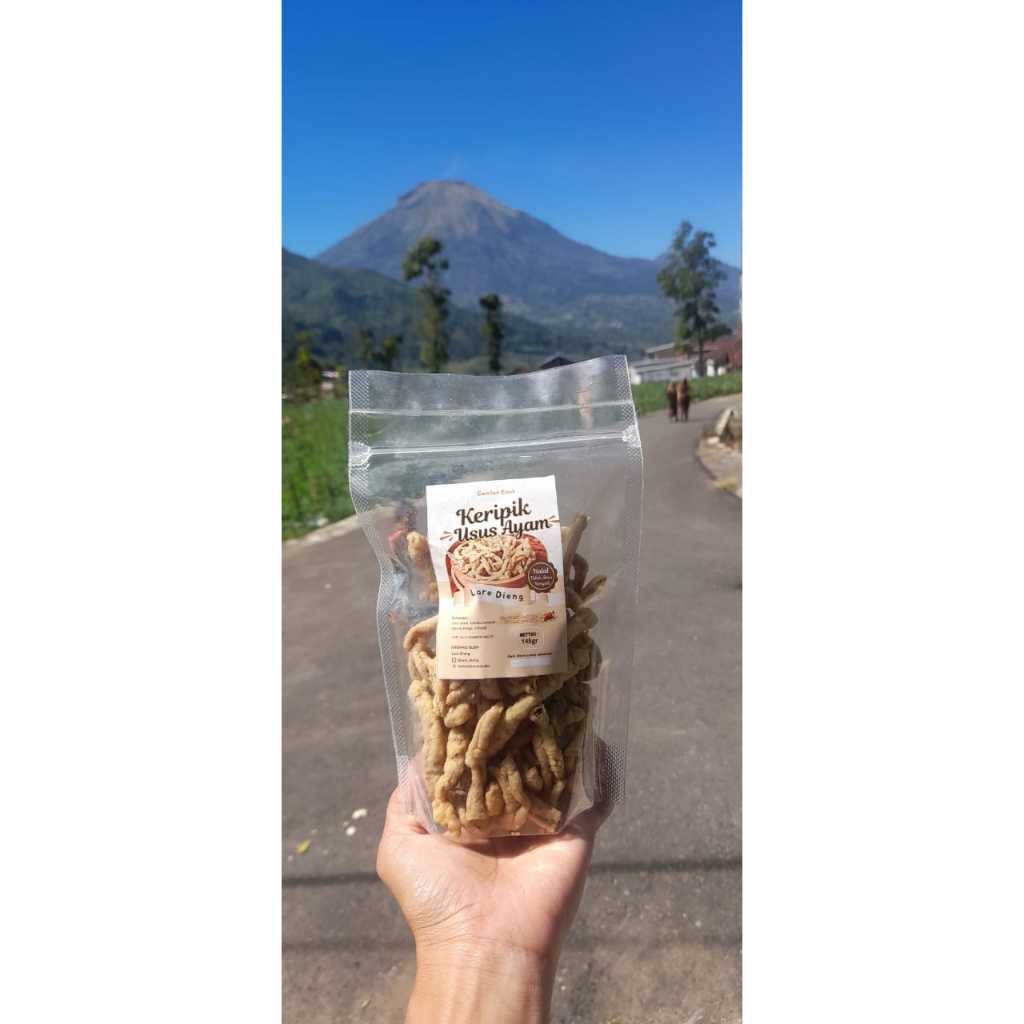 

Oleh-oleh Wonosobo Keripik Usus Ayam Goreng Dieng