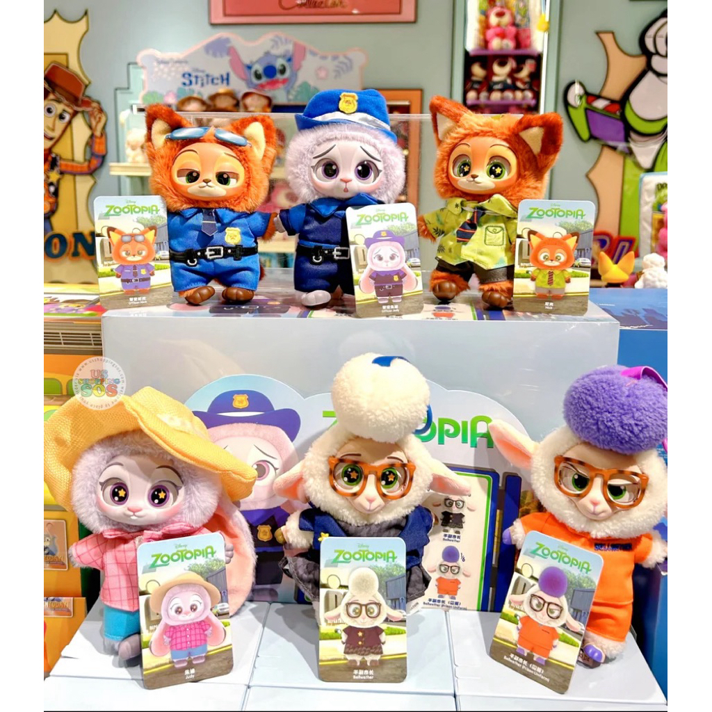 Disney x MINISO | Zootopia Vinyl Plush Pendant Blind Box